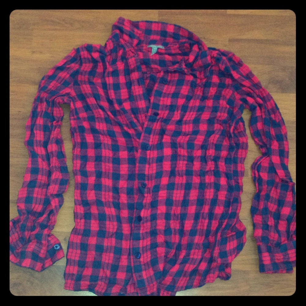 Charlotte Russe flannel size S.